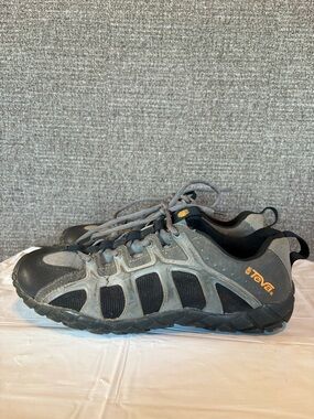Teva Omnium Hybrid Hiking Water Shoes Men’s 8 Gray Mesh Breathable Outdoor Trail